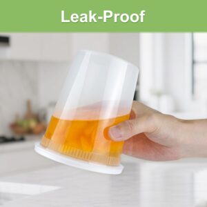 Clear Plastic Round Food Storage Containers with Lids - Image 5