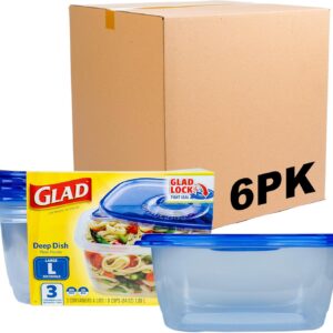 Glad Medium Rectangle Soup Salad Food Storage Containers with Lids, 5 Count - Image 13