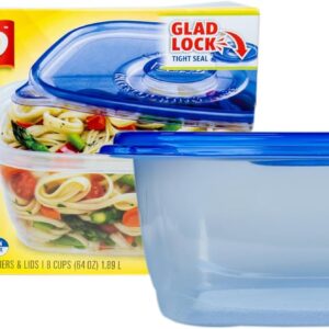 Glad Medium Rectangle Soup Salad Food Storage Containers with Lids, 5 Count - Image 17