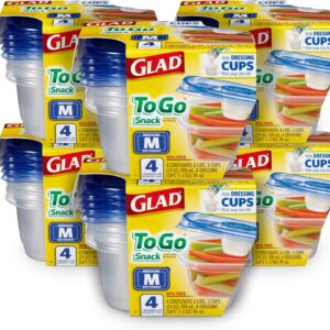 Glad Medium Rectangle Soup Salad Food Storage Containers with Lids, 5 Count - Image 19