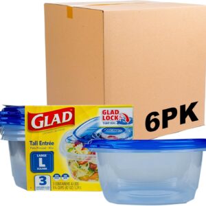 Glad Medium Rectangle Soup Salad Food Storage Containers with Lids, 5 Count - Image 22