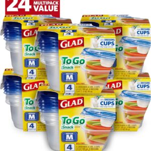 Glad Medium Rectangle Soup Salad Food Storage Containers with Lids, 5 Count - Image 24