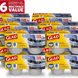Glad Medium Rectangle Soup Salad Food Storage Containers with Lids, 5 Count - Image 9